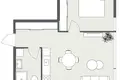 Mieszkanie 2 pokoi 44 m² Kłajpeda, Litwa
