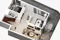 Apartamento 1 habitación 37 m² Akrotiri, Chipre