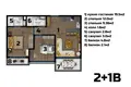 Apartamento 3 habitaciones 91 m² Mezitli, Turquía