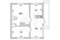 House 36 m² Muchaviecki sielski Saviet, Belarus