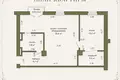 Wohnung 2 zimmer 60 m² Minsk, Belarus
