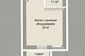 1 room apartment 32 m² Minsk, Belarus