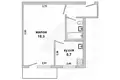 Wohnung 1 zimmer 31 m² Brest, Belarus