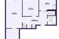 Квартира 3 комнаты 62 м² Солигорск, Беларусь
