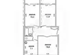 Квартира 1 комната 63 м² Кобрин, Беларусь