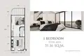 Wohnung 1 Schlafzimmer 51 m² Karon, Thailand