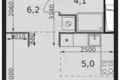 Studio 1 zimmer 30 m² Moskau, Russland