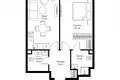 1 room apartment 52 m² Moscow, Russia
