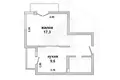 Appartement 1 chambre 37 m² Brest, Bélarus
