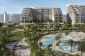 Kompleks mieszkalny New residence Parkside Views with swimming pools and lounge areas close to the city center, Dubai Hills, Dubai, UAE