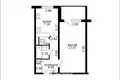 Apartamento 1 habitación 33 m² Minsk, Belarús