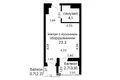 1 bedroom apartment 27 m² Minsk, Belarus