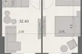 Apartamento 1 habitación 48 m² Batumi, Georgia
