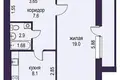 Wohnung 1 zimmer 42 m² Fanipal, Belarus