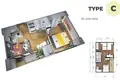 Appartement 1 chambre 34 m² Karon, Thaïlande