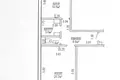 Wohnung 1 zimmer 42 m² Fanipal, Belarus
