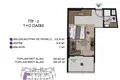 Mieszkanie 1 pokój 45 m² Erdemli, Turcja