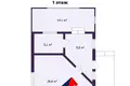 House 88 m² Pierasady, Belarus