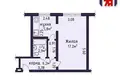 1 room apartment 32 m² Minsk, Belarus