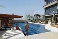 Complejo residencial New Lume Residence with a swimming pool, lounge and event areas, JVC, Dubai, UAE