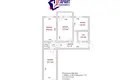 3 room apartment 57 m² Minsk, Belarus