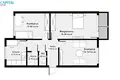 Appartement 3 chambres 64 m² Kedainiai, Lituanie