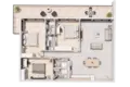 Penthouse 3 Schlafzimmer 100 m² Bogazi, Nordzypern