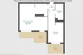 2 room apartment 52 m² Poznan, Poland