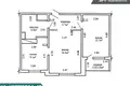 2 room apartment 50 m² Minsk, Belarus