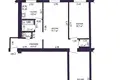 Wohnung 3 zimmer 57 m² Sluzk, Belarus