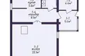 House 58 m² Haradocki sielski Saviet, Belarus