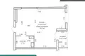 Appartement 1 chambre 48 m² en Minsk, Bélarus