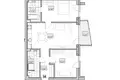 Квартира 3 комнаты 75 м² Рига, Латвия