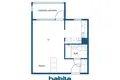 Mieszkanie 1 pokój 34 m² Helsinki sub region, Finlandia