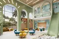 Residential complex New Hyde Residences with swimming pools and wellness centers close to the shopping mall, Dubai Hills, Dubai, UAE