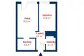 Wohnung 2 zimmer 38 m² in Posen, Polen