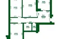 Квартира 3 комнаты 76 м² Лида, Беларусь
