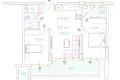 Mieszkanie 3 pokoi 105 m² Alanya, Turcja
