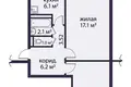 Квартира 2 комнаты 48 м² Минск, Беларусь