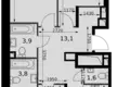Квартира 3 комнаты 86 м² Москва, Россия