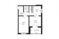 Квартира 2 комнаты 57 м² Минск, Беларусь