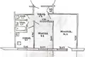 Appartement 2 chambres 37 m² Lida, Bélarus