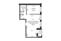 Квартира 2 комнаты 57 м² Минск, Беларусь