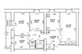 Квартира 4 комнаты 76 м² Минск, Беларусь