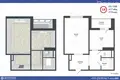 Квартира 1 комната 45 м² Минск, Беларусь