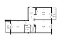 2 bedroom apartment 61 m² Minsk, Belarus