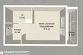Квартира 1 комната 28 м² Копище, Беларусь