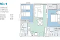 Appartement 2 chambres 53 m² Choeng Thale, Thaïlande