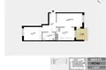Квартира 2 комнаты 57 м² Krobia, Польша