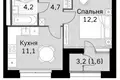Wohnung 33 m² Moskau, Russland